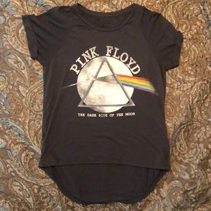 Pink Floyd Dark Side Of The Moon Gray Graphic Tee Size M